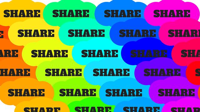 share, sharing, nature, cloud, bubble, rainbow