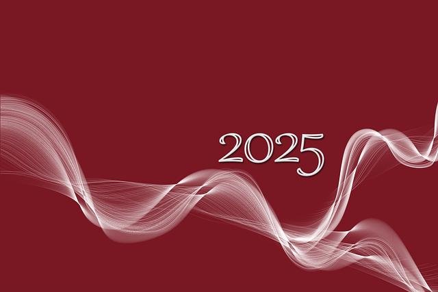 celebrate, 2025, new year, design, greetings, wave, minimal, minimalism
